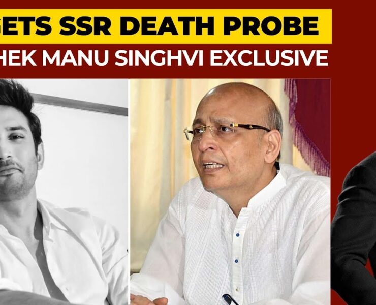 Sushant Death Probe: Maharashtra Govt Counsel, Abhishek Manu Singhvi