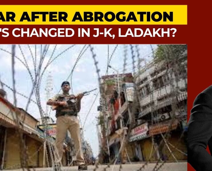 Anniversary Of Article 370 Abrogation